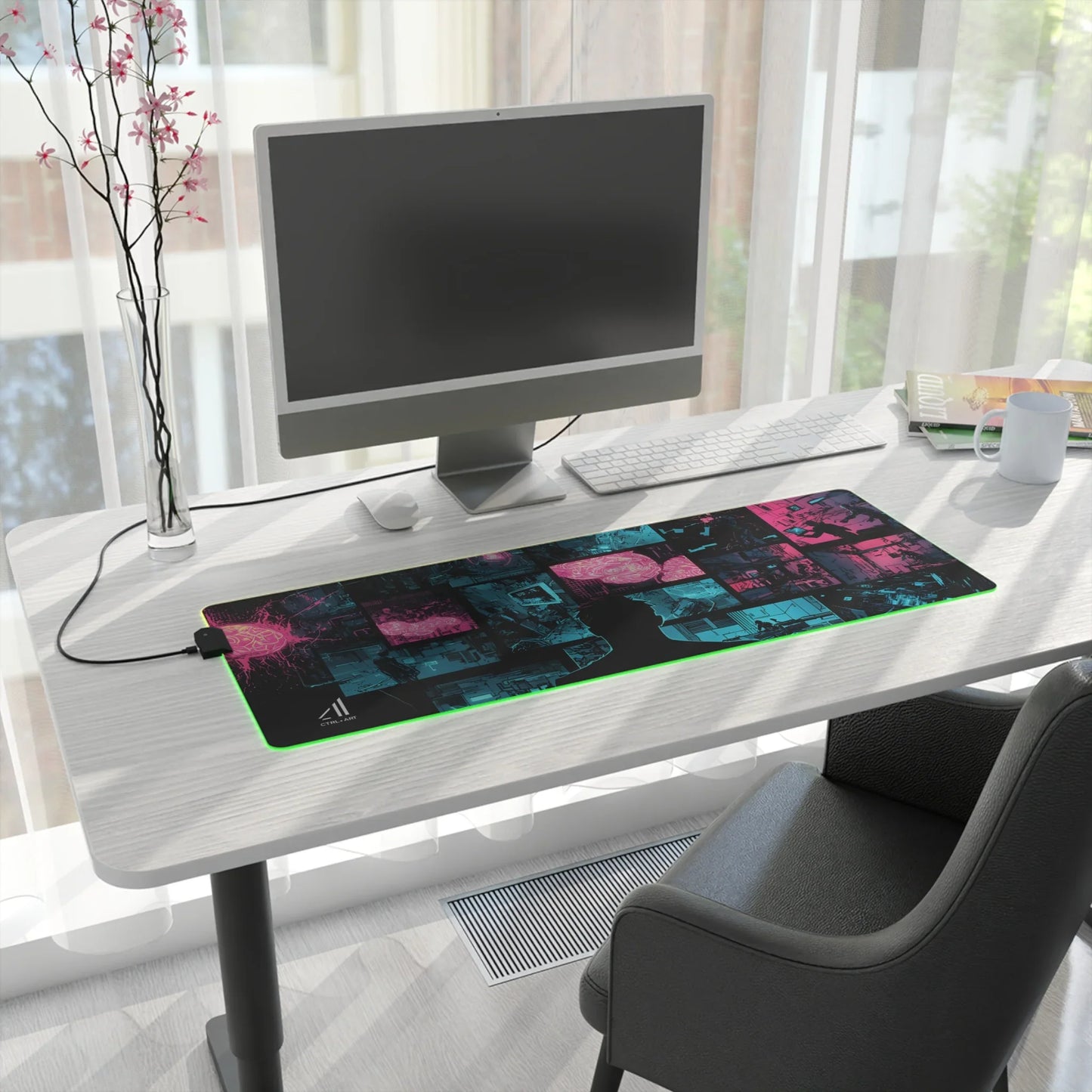 Cyber Nexus Mouse Pad Led - CTRL + Art