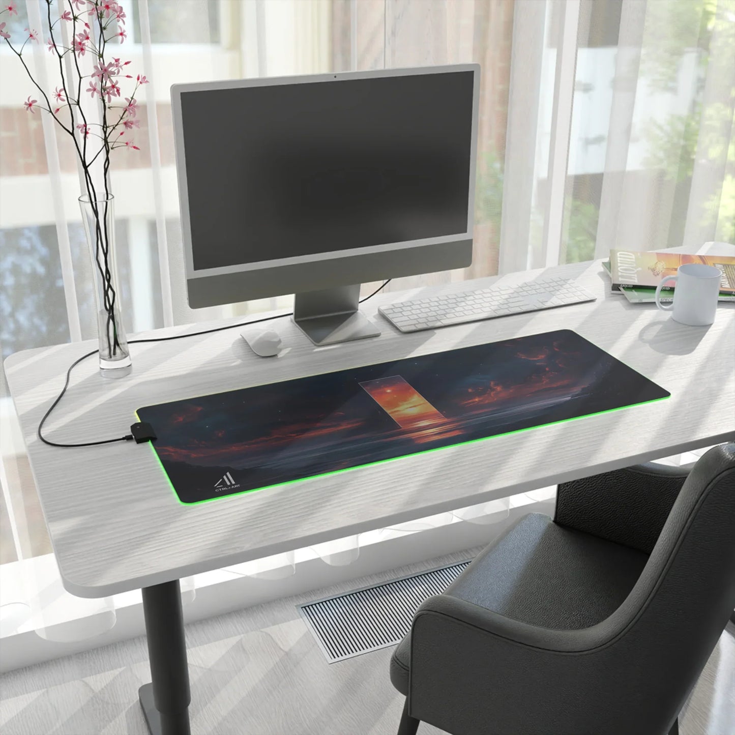 Gateway to Dawn Mouse Pad Led - CTRL + Art
