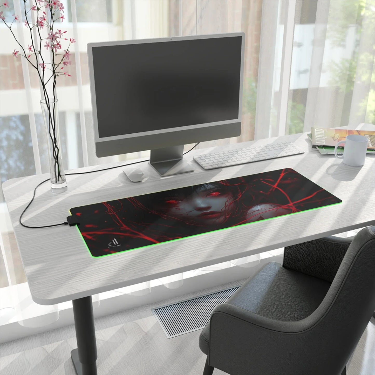 Soulfire Eyes Mouse Pad Led - CTRL + Art