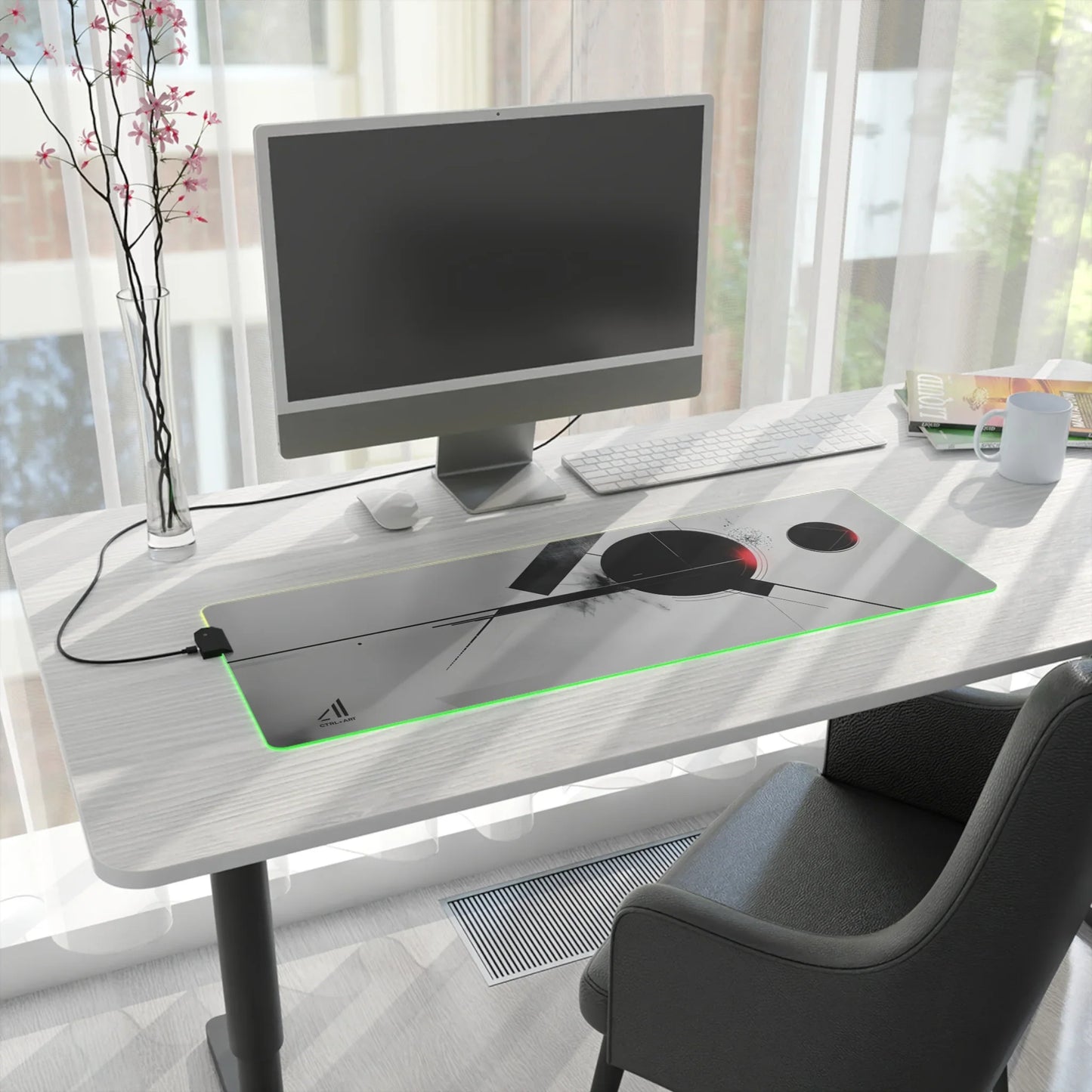 Abstract Resonance Mouse Pad Led - CTRL + Art