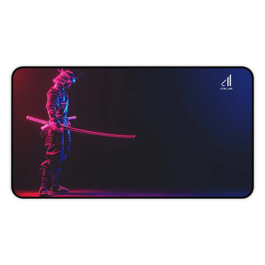 Neon Bushido Mouse Pad - CTRL + Art