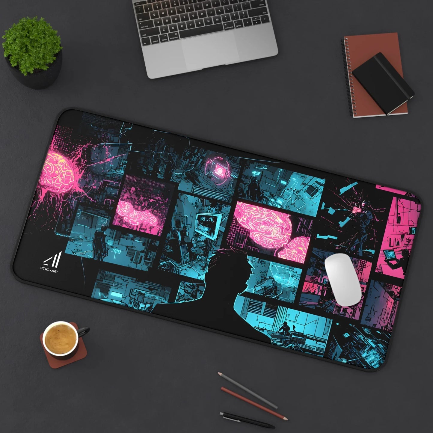 Cyber Nexus Mouse Pad - CTRL + Art