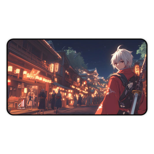 Crimson Resolve Mouse Pad - CTRL + Art