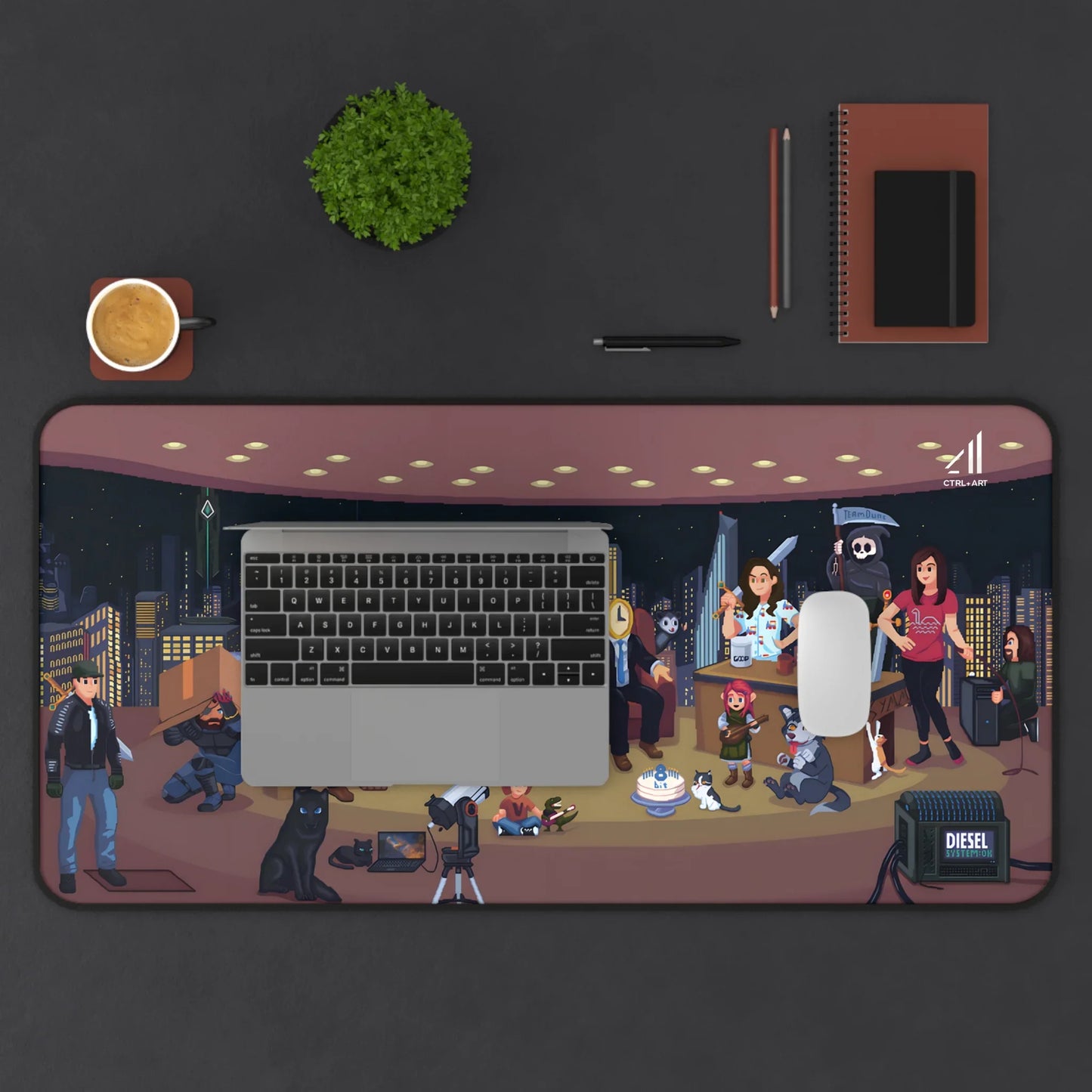 Duncstar Mouse Pad - CTRL + Art