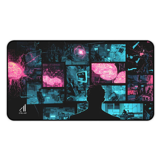 Cyber Nexus Mouse Pad - CTRL + Art