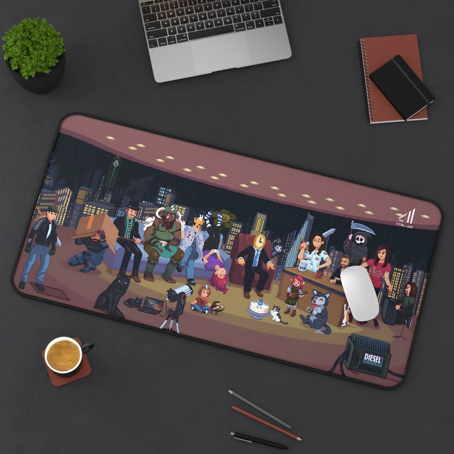Duncstar Mouse Pad - CTRL + Art