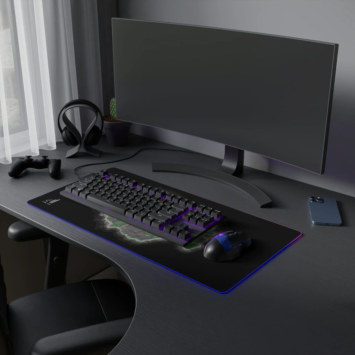 Roho Mouse Pad Led - CTRL + Art