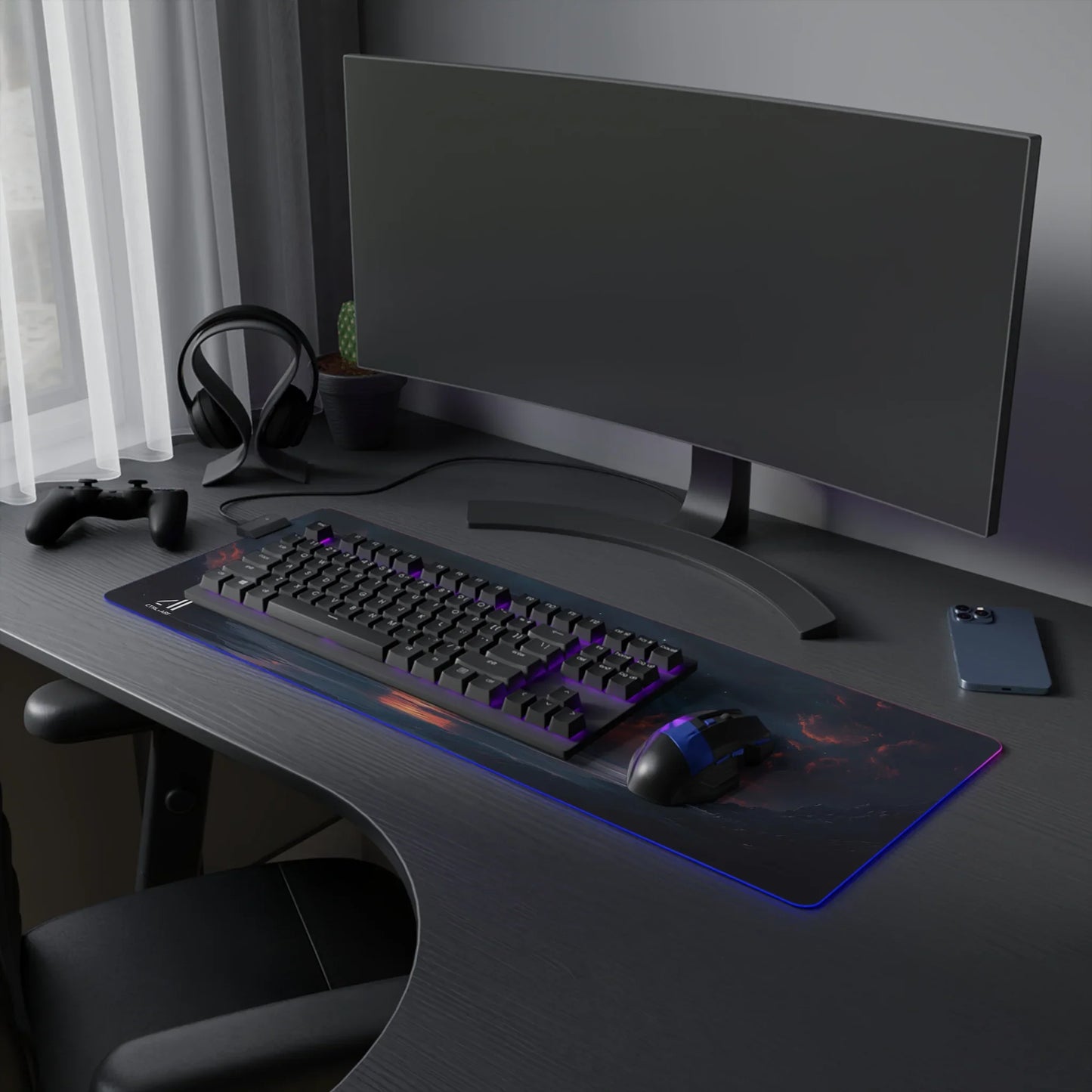 Gateway to Dawn Mouse Pad Led - CTRL + Art