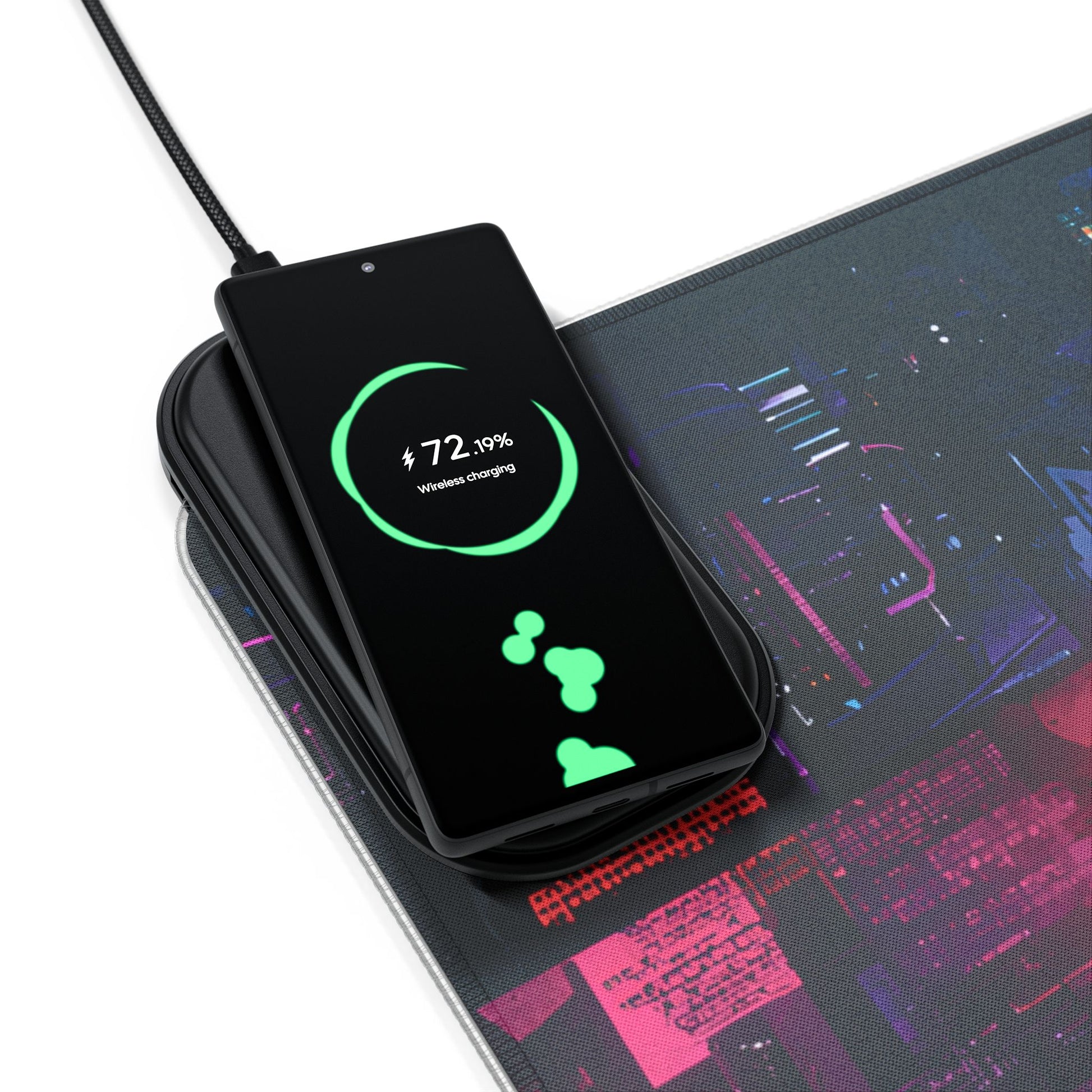 Neon Pulse Led Wireless Charging - CTRL+Art