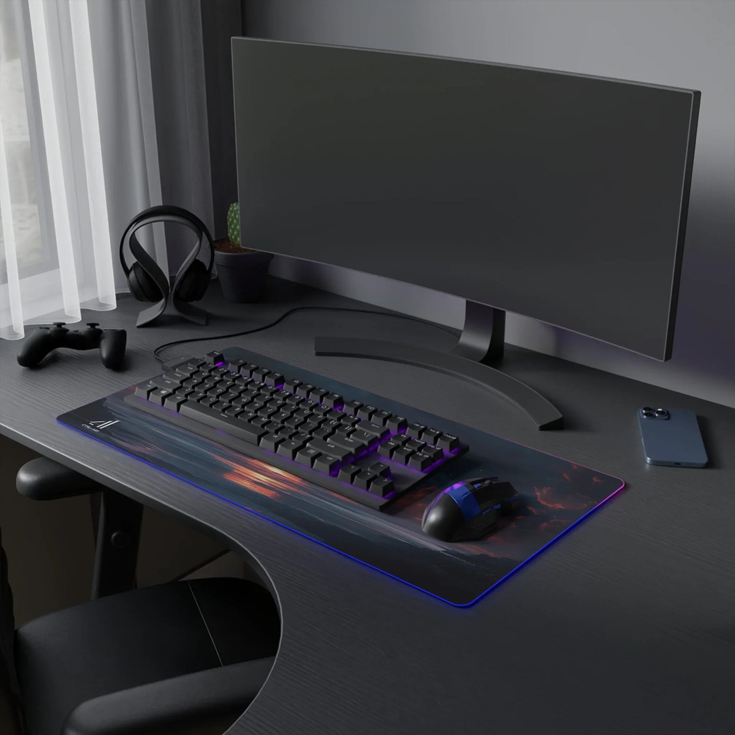Gateway to Dawn Mouse Pad Led - CTRL + Art