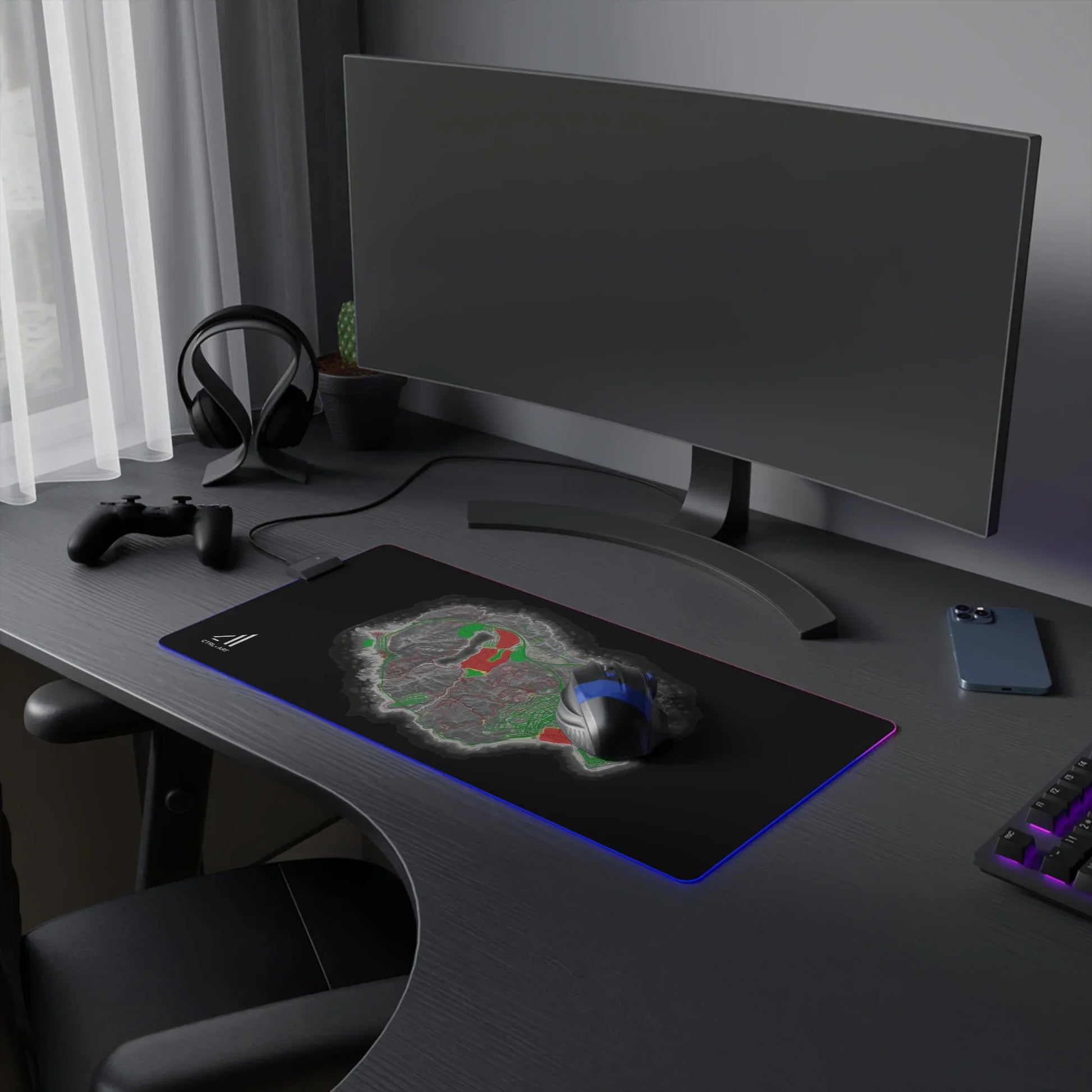 Roho Mouse Pad Led - CTRL + Art