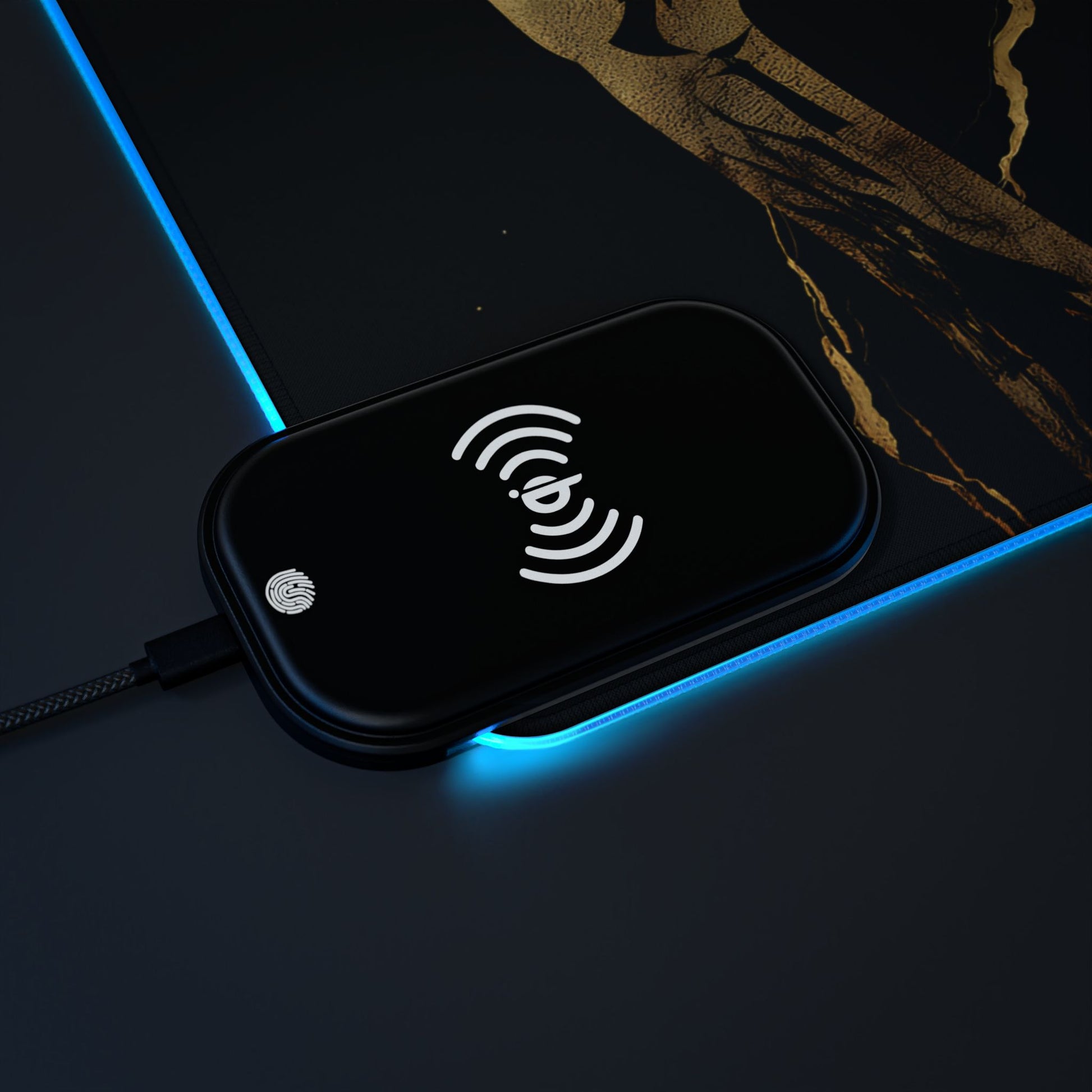 Cosmic Embrace Led Wireless Charging - CTRL+Art