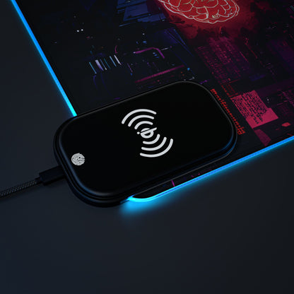Neon Pulse Led Wireless Charging - CTRL+Art