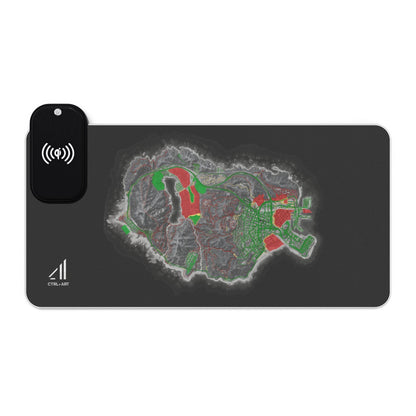 Roho Mouse Pad Led Wireless Charging - CTRL + Art
